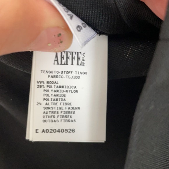 Moschino Vintage White Collar buttoned Waste Black Top - Picture 5 of 9